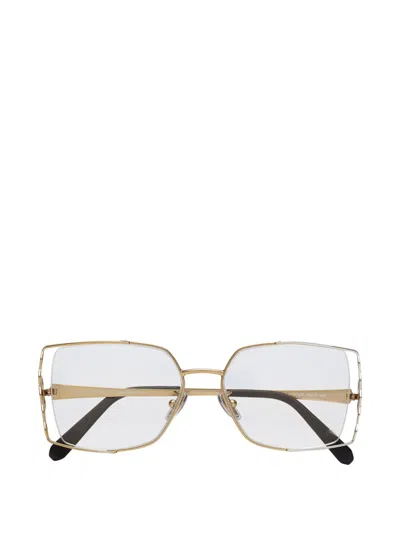 Philipp Plein Honeycomb-detail Geometric Glasses