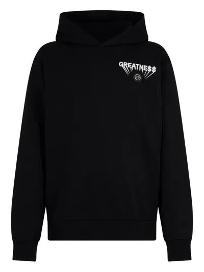 Philipp Plein Hooded Sweatshirt In Black