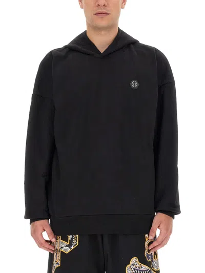 Philipp Plein Hoodie In Black
