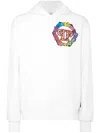 Philipp Plein Hoodie Sweatshirt In 白色