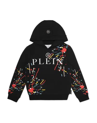Philipp Plein Kids'  Hoodie Sweatshirt Boy In Black
