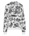 Shop Philipp Plein Hoodie Sweatshirt Crystal Stones En Plein Air In White