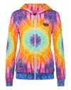 Philipp Plein Hoodie Sweatshirt Full Zip Tie Dye In Multi