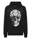 Philipp Plein Hoodie Sweatshirt Ls Skull In Black