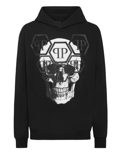 PHILIPP PLEIN HOODIE SWEATSHIRT LS SKULL