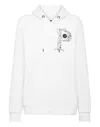 Philipp Plein Hoodie Sweatshirt Money In White