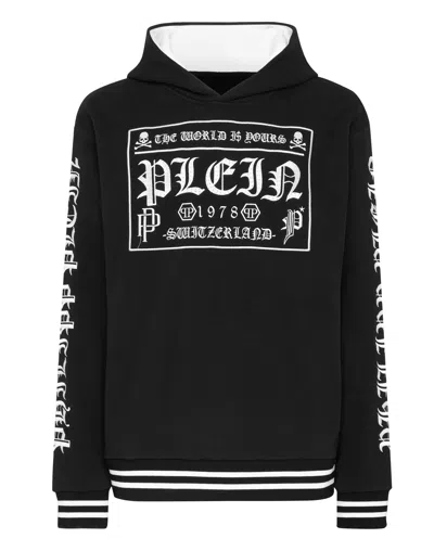 Philipp Plein Hoodie Sweatshirt Pp1978 In Black