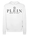 Philipp Plein Logo-print Long-sleeve Sweatshirt In White