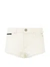 Philipp Plein Hot Pants Basic Women In White