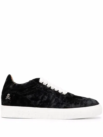 Philipp Plein Hurrican Low-top Sneakers In Black
