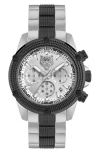 Philipp Plein Sport Hurrican Three-hand Quartz Multi-function Bracelet Watch, 44mm In Two Tone