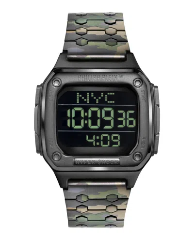 Philipp Plein Hyper $hock Digital Watch In Black