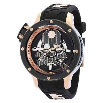 Pre-owned Philipp Plein Hyper Sport Automatic Black Dial Men's Watch Pwuaa0623