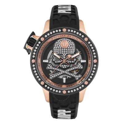 Philipp Plein Hyper Sport Automatic Crystal Black Dial Men's Watch Pwuaa0223