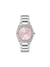 Philipp Plein Plein Icon Chain Crystal Watch In Metallic