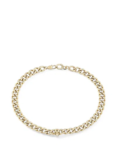 Philipp Plein Icon Kettenarmband Mit Totenkopf In Gold