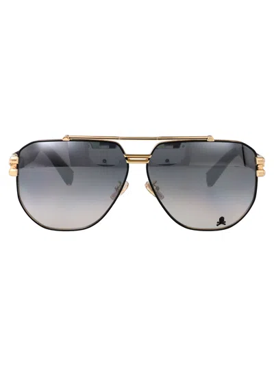 Philipp Plein Icon Sunglasses In Gold