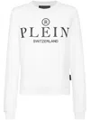 Philipp Plein Iconic Plein Sweatshirt In 01 White