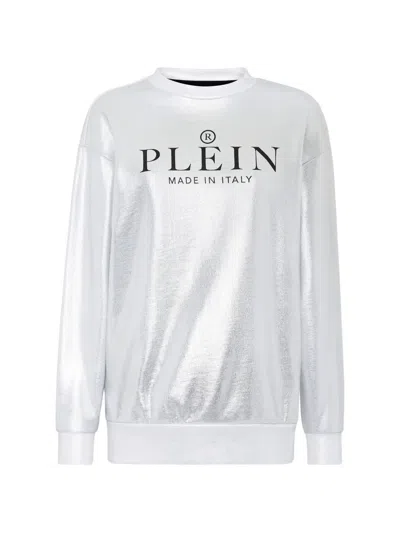 Philipp Plein Iconic Plein Sweatshirt In White