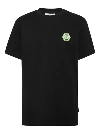 Philipp Plein Iconic Plein T-shirt In Black  