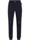 Philipp Plein Iconic Plein Track Pants In Blue