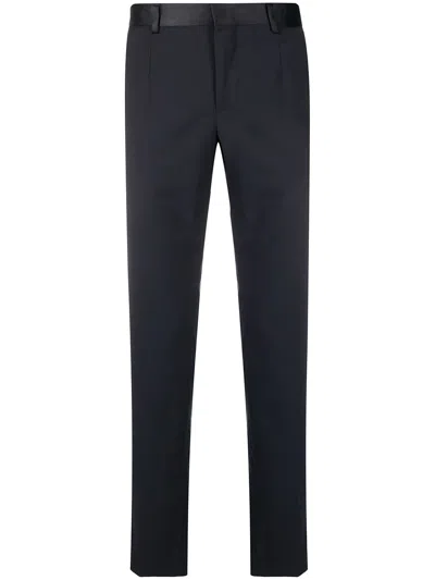 Philipp Plein Iconic Slim-fit Tailored Trousers In Blue