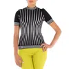 Philipp Plein Intarsia Stripes Short-sleeve Pullover In Multi