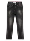 Philipp Plein Italic Plein Skinny Jeans In ブラック