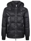 Philipp Plein Logo Patch Down Jacket In Black
