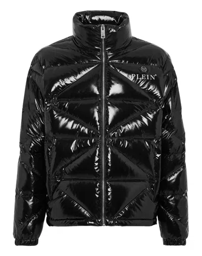 Philipp Plein Jacket Hexagon In Black