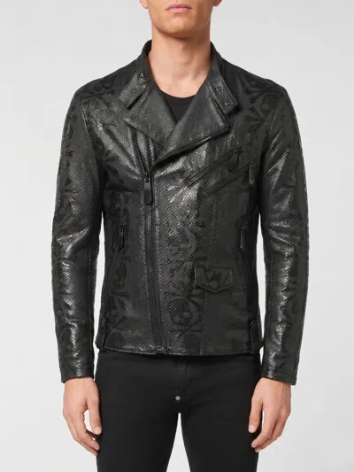 Philipp Plein Jacket Men In Black