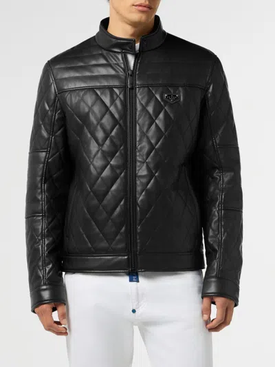 Philipp Plein Jacket Men Color Black