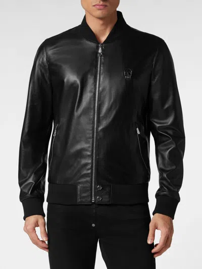 Philipp Plein Jacket Men Color Black