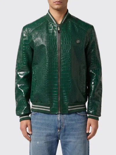 Philipp Plein Jacket Men In Green