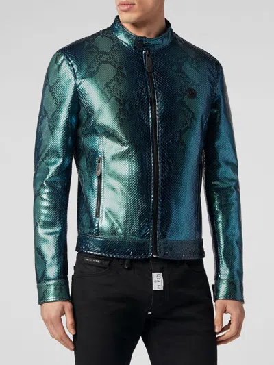 Philipp Plein Jacket Men In Green
