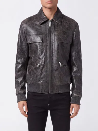 Philipp Plein Jacket Men Color Grey In Gray
