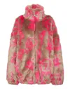 Philipp Plein Monogram Zipped Jacket In Beige