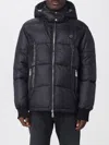 Philipp Plein Logo Patch Down Jacket Puffer Jackets Black In Black