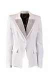Philipp Plein Lapel Embellished Jacket With Front Flap Pockets In Yellow