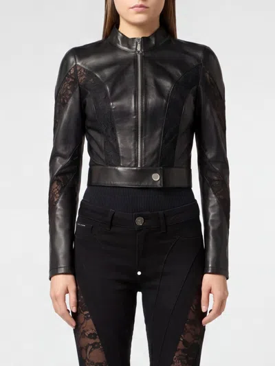 Philipp Plein Jacket Woman In Black