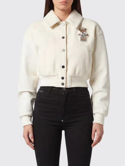 Philipp Plein Jacket Woman In White