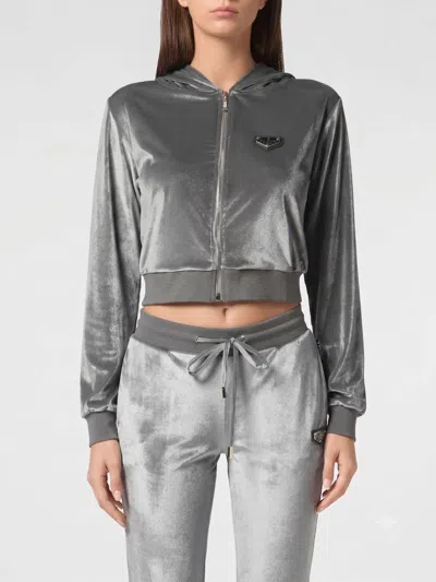 Philipp Plein Jacket Woman Color Grey In Gray