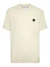 Philipp Plein Round Neck T-shirt Degrade Monogram Monogram In Neutral