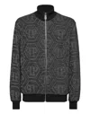Philipp Plein Jacquard Jogging Jacket Ls Monogram