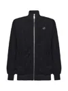 Philipp Plein Jacquard Tracksuit Jacket Monogram In Black