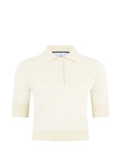 Philipp Plein Jacquard-monogram Polo Top In White