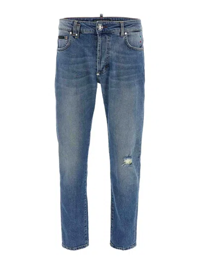PHILIPP PLEIN JEANS BOOT-CUT - AZUL