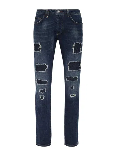 Philipp Plein Jeans Boot-cut - Lavado Medio