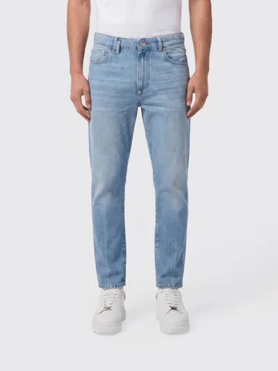 Philipp Plein Basic Straight Cut Jeans Men In Blue
