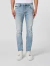 Philipp Plein Super Straight Cut Jeans Basic Men In Blue